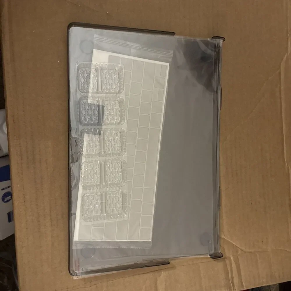 Plastic Hard Shell&Keyboard Cover&Screen Film&Coaster for MacBook Air 13.6 inch